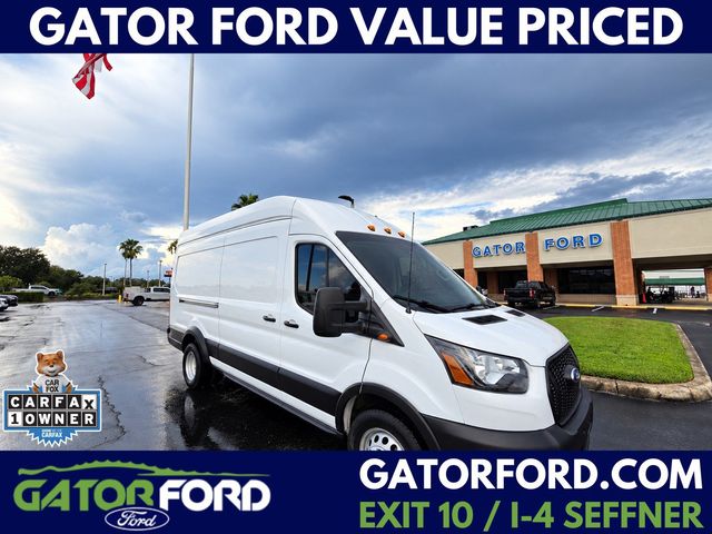 Oxford White 2024 Ford Transit Cargo Van Rear-Wheel Drive