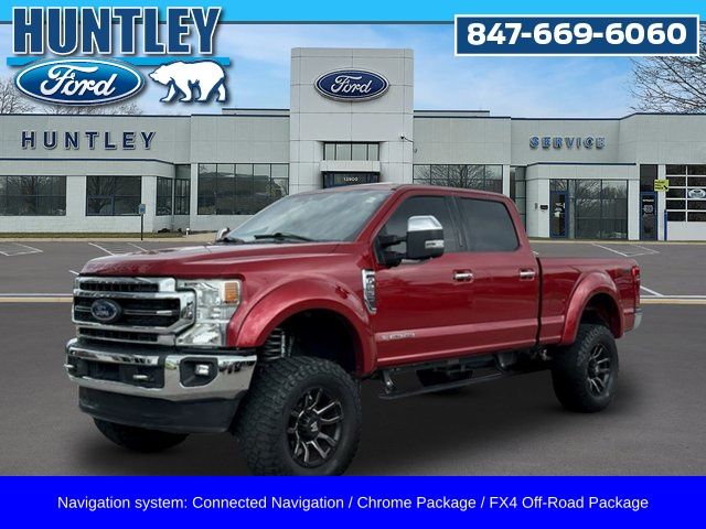 Red Metallic 2022 Ford F-250 Super Duty Pickup Truck Four-Wheel Drive Automatic