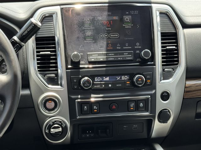 2020 Nissan Titan SL Red at Texan Dodge Chrysler Jeep Ram