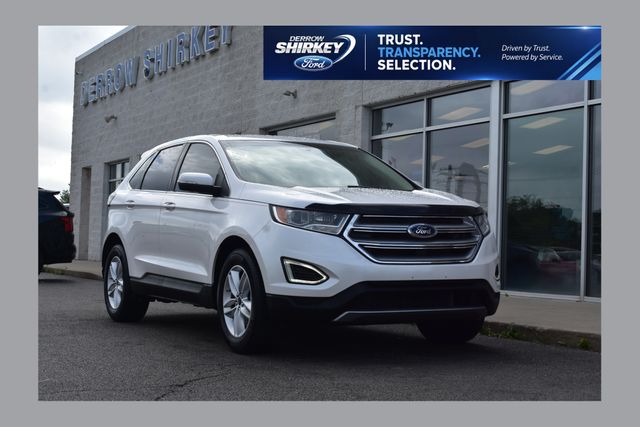 White Platinum Clearcoat Metallic 2015 Ford Edge SUV / Crossover All-Wheel Drive 6-Speed Automatic