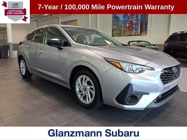 Ice Silver Metallic 2024 Subaru Impreza Wagon All-Wheel Drive Continuously Variable Transmission