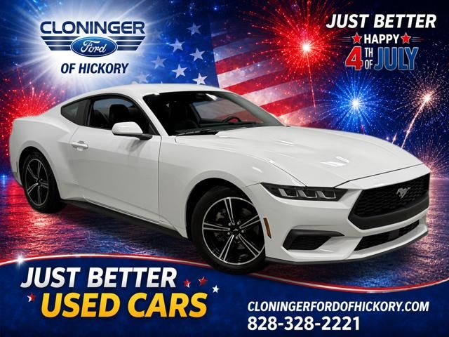 Oxford White 2024 Ford Mustang Coupe Rear-Wheel Drive Automatic