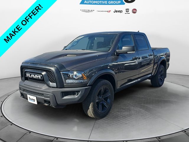 Gray (Granite Crystal Metallic Clearcoat) 2021 RAM 1500 Pickup Truck Four-Wheel Drive 8-Speed Automatic