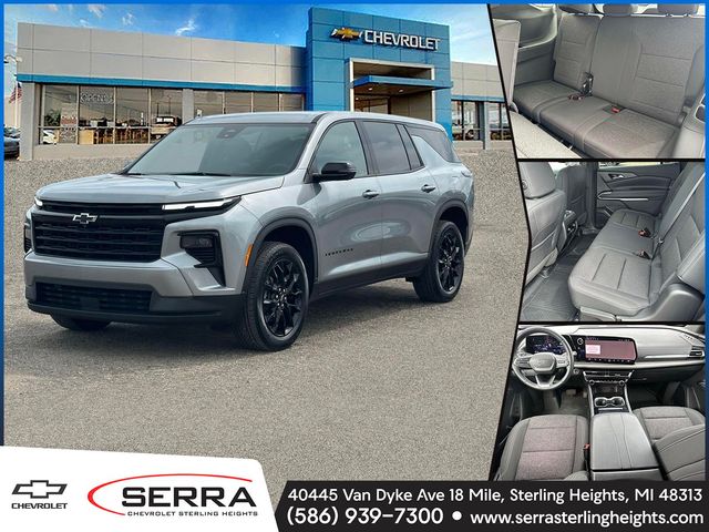 Sterling Gray Metallic 2024 Chevrolet Traverse LS FWD SUV / Crossover Front-Wheel Drive 8-Speed Automatic