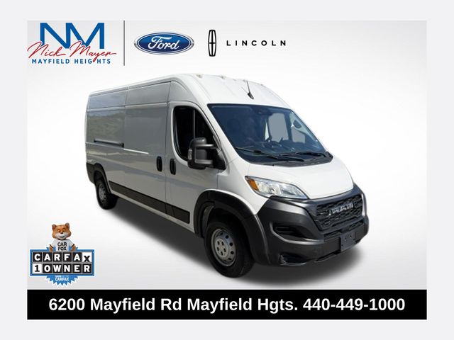 Bright White Clearcoat 2023 RAM ProMaster Van Front-Wheel Drive 9-Speed Automatic