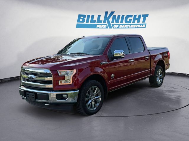 Ruby Red Metallic 2017 Ford F-150 King Ranch SuperCrew 4WD Pickup Truck Four-Wheel Drive Automatic