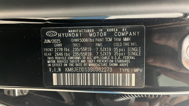 Used 2025 Ash Black Hyundai Limited image 37