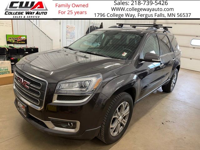 Gray (Iridium Metallic) 2014 GMC Acadia SLT-1 AWD SUV / Crossover All-Wheel Drive 6-Speed Automatic