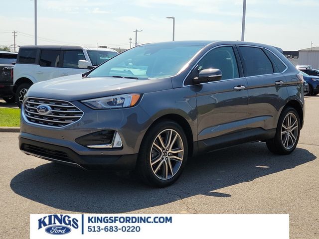 Carbonized Gray Metallic 2021 Ford Edge SUV / Crossover All-Wheel Drive 8-Speed Automatic