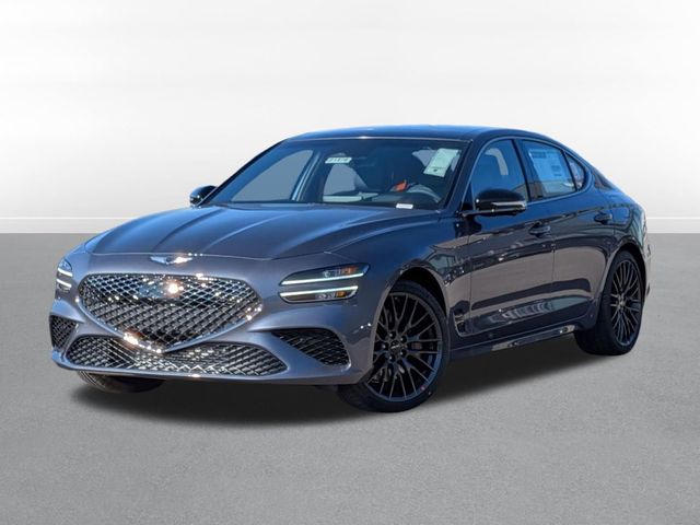 Ceres Blue 2026 Genesis G70 3.3T Prestige Graphite AWD Sedan All-Wheel Drive 8-Speed Automatic