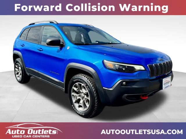Hydro Blue Pearlcoat 2021 Jeep Cherokee Trailhawk 4WD SUV / Crossover Four-Wheel Drive 9-Speed Automatic
