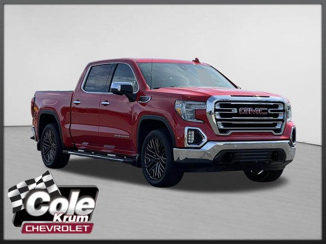 Cardinal Red 2019 GMC Sierra 1500 SLT Crew Cab 4WD Pickup Truck Four-Wheel Drive 8-Speed Automatic