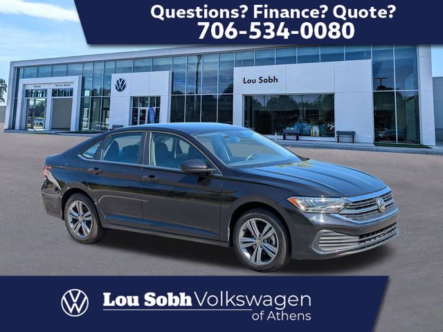 Black 2024 Volkswagen Jetta Sedan Front-Wheel Drive 8-Speed Automatic