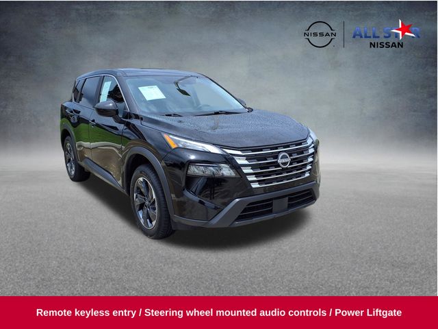 Super Black 2025 Nissan Rogue SUV / Crossover Front-Wheel Drive Continuously Variable Transmission