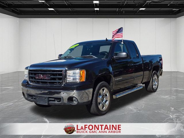 Carbon Black Metallic 2009 GMC Sierra 1500 SLT Ext. Cab SB 4WD Pickup Truck Four-Wheel Drive 4-Speed Automatic Overdrive