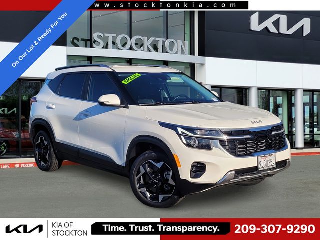 Snow White Pearl 2024 Kia Seltos SUV / Crossover All-Wheel Drive Continuously Variable Transmission
