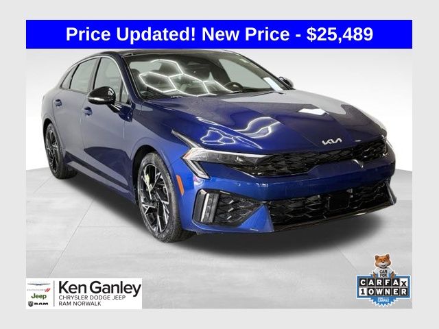 Yacht Blue 2025 Kia K5 Sedan Front-Wheel Drive 8-Speed Automatic