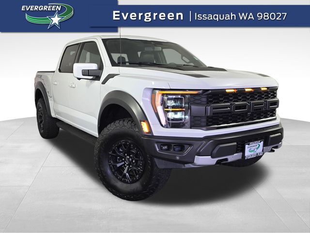 Oxford White 2023 Ford F-150 Raptor SuperCrew 4WD Pickup Truck Four-Wheel Drive Automatic