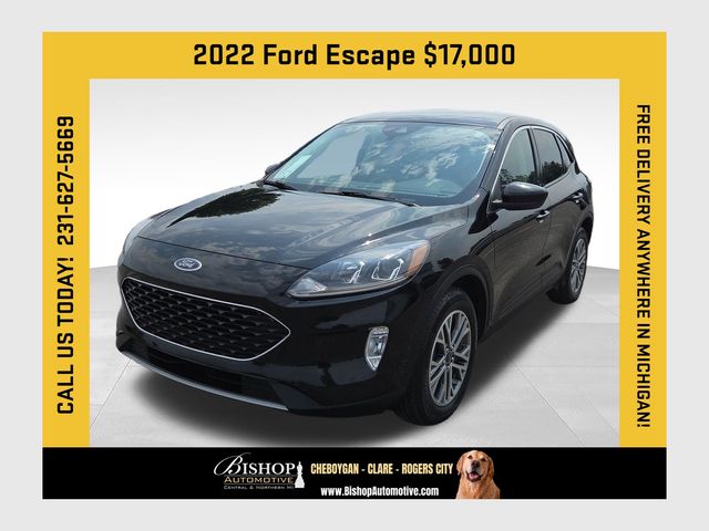 Black Metallic 2022 Ford Escape SUV / Crossover All-Wheel Drive 8-Speed Automatic