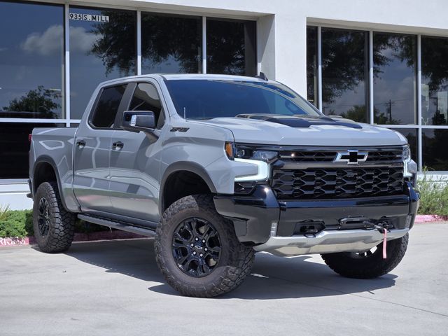Slate Gray Metallic 2024 Chevrolet Silverado 1500 ZR2 Crew Cab 4WD Pickup Truck Four-Wheel Drive Automatic