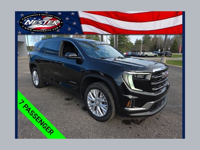 Black 2024 GMC Acadia SUV / Crossover Four-Wheel Drive 8-Speed Automatic