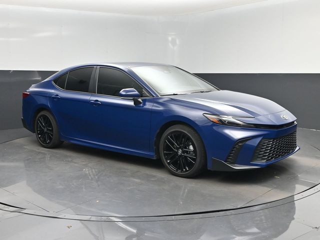 Blue 2025 Toyota Camry Sedan Front-Wheel Drive Continuously Variable Transmission