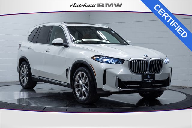 Mineral White Metallic 2025 BMW X5 SUV / Crossover All-Wheel Drive 8-Speed Automatic