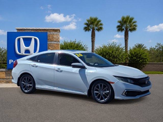 Certified Used 2020 Platinum White Pearl Honda EX image 7