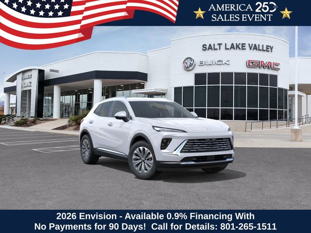 Summit White 2026 Buick Envision SUV / Crossover All-Wheel Drive 9-Speed Automatic