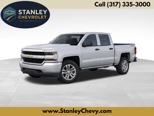 Silver Ice Metallic 2016 Chevrolet Silverado 1500 Pickup Truck Four-Wheel Drive 6-Speed Automatic Overdrive
