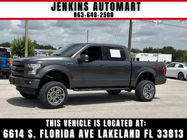 Gray (Magnetic) 2017 Ford F-150 Pickup Truck Four-Wheel Drive 6-Speed Automatic