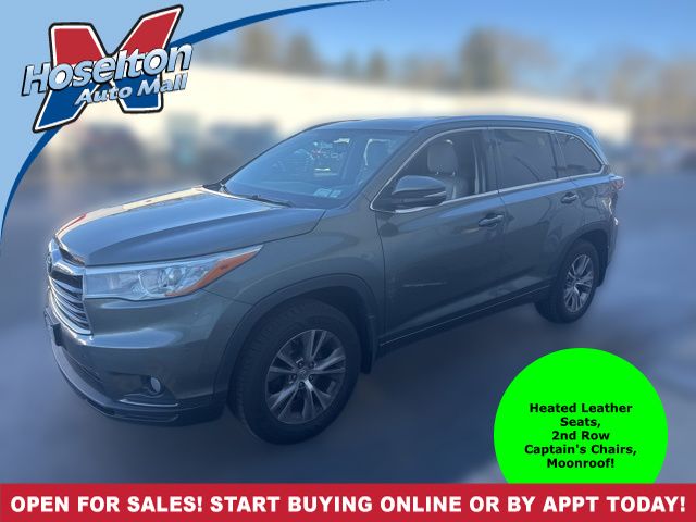 Jade Metallic 2015 Toyota Highlander SUV / Crossover Front-Wheel Drive 6-Speed Automatic Overdrive