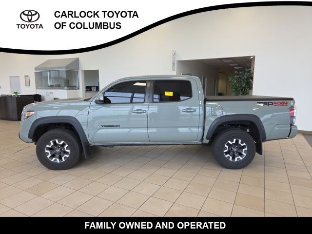 Lunar Rock 2023 Toyota Tacoma TRD Off Road Double Cab 4WD Pickup Truck Four-Wheel Drive 6-Speed Automatic