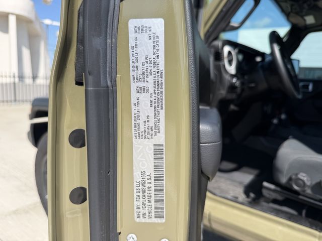 2025 Jeep Wrangler Sport Green at River Oaks CDJR