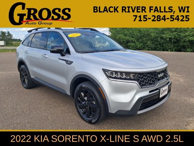Sparkling Silver 2022 Kia Sorento SUV / Crossover All-Wheel Drive 8-Speed Automatic