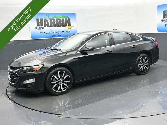 Black Metallic 2022 Chevrolet Malibu Sedan Front-Wheel Drive Continuously Variable Transmission