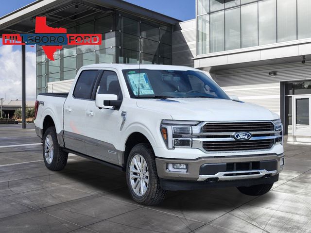 2025 Star White Metallic Tri-Coat Ford F-150 King Ranch 4X4 Truck