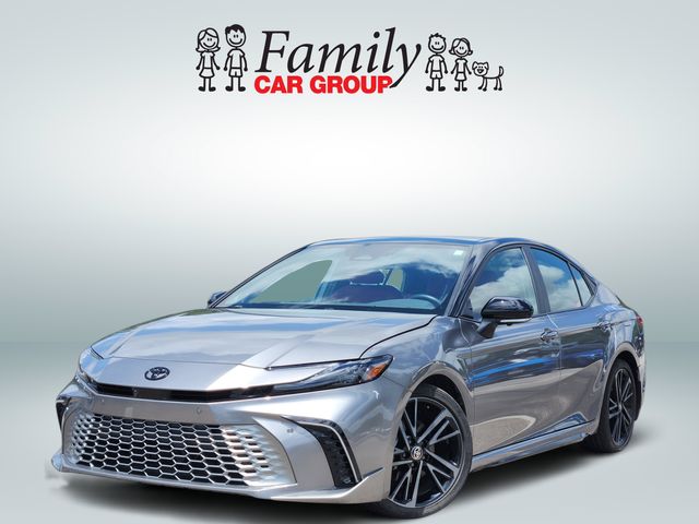 Midnight Black Metallic 2025 Toyota Camry Sedan Front-Wheel Drive Continuously Variable Transmission