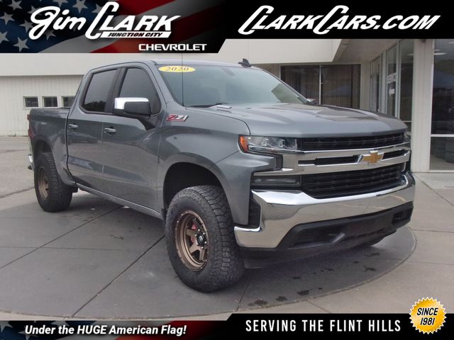 Gray (Satin Steel Metallic) 2020 Chevrolet Silverado 1500 Pickup Truck Four-Wheel Drive Automatic