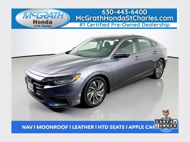 Gray (Modern Steel Metallic) 2022 Honda Insight Sedan Front-Wheel Drive Continuously Variable Transmission