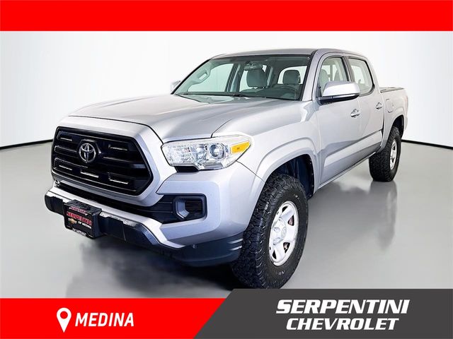Silver Sky Metallic 2017 Toyota Tacoma SR V6 Double Cab 4WD Pickup Truck Four-Wheel Drive 6-Speed Automatic