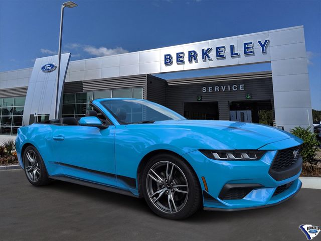 Grabber Blue Metallic 2024 Ford Mustang Convertible Rear-Wheel Drive Automatic