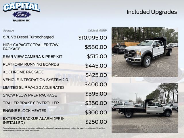 New 2026 White Ford 12FT DUMP/NO SIDES image 3