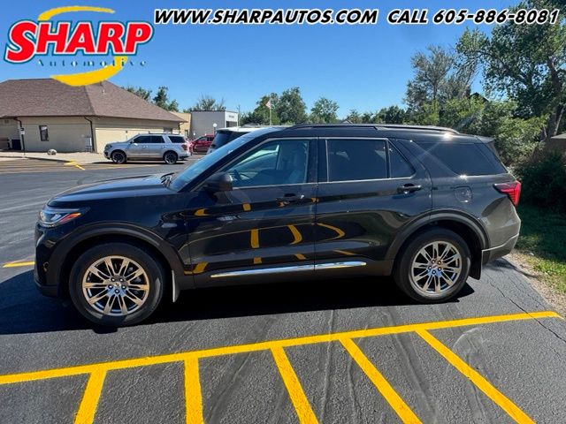 Black Metallic 2025 Ford Explorer SUV / Crossover All-Wheel Drive Automatic