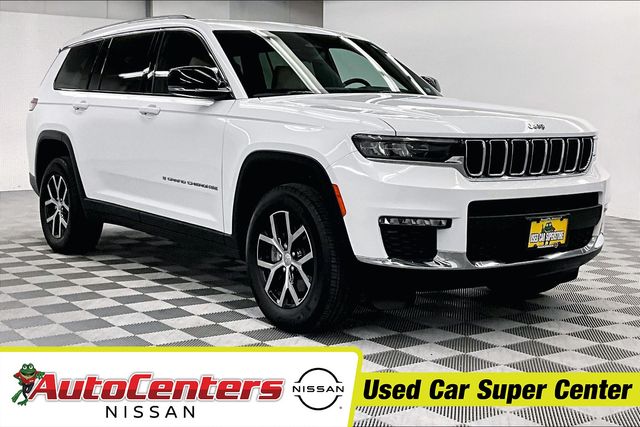 Bright White Clearcoat 2023 Jeep Grand Cherokee L Limited 4WD SUV / Crossover Four-Wheel Drive 8-Speed Automatic
