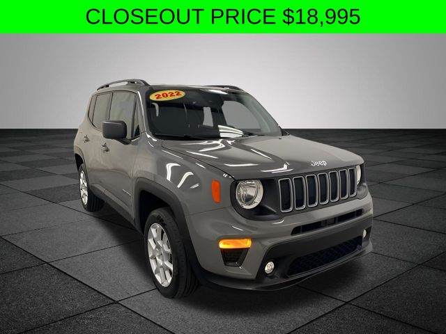 Gray Clearcoat 2022 Jeep Renegade SUV / Crossover Four-Wheel Drive 9-Speed Automatic