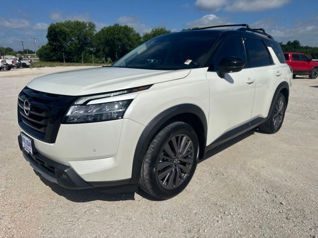 Pearl White Tricoat 2023 Nissan Pathfinder SL FWD SUV / Crossover Front-Wheel Drive 9-Speed Automatic