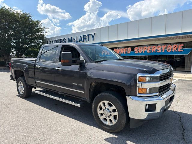 Gray (Tungsten Metallic) 2015 Chevrolet Silverado 2500HD Pickup Truck Four-Wheel Drive 6-Speed Automatic Overdrive