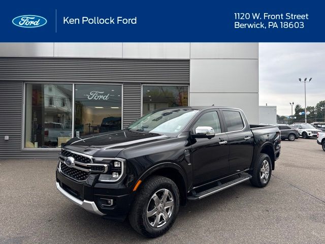Shadow Black 2024 Ford Ranger Pickup Truck Four-Wheel Drive Automatic