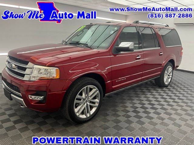 Ruby Red Metallic 2017 Ford Expedition EL Platinum 4WD SUV / Crossover Four-Wheel Drive 6-Speed Automatic